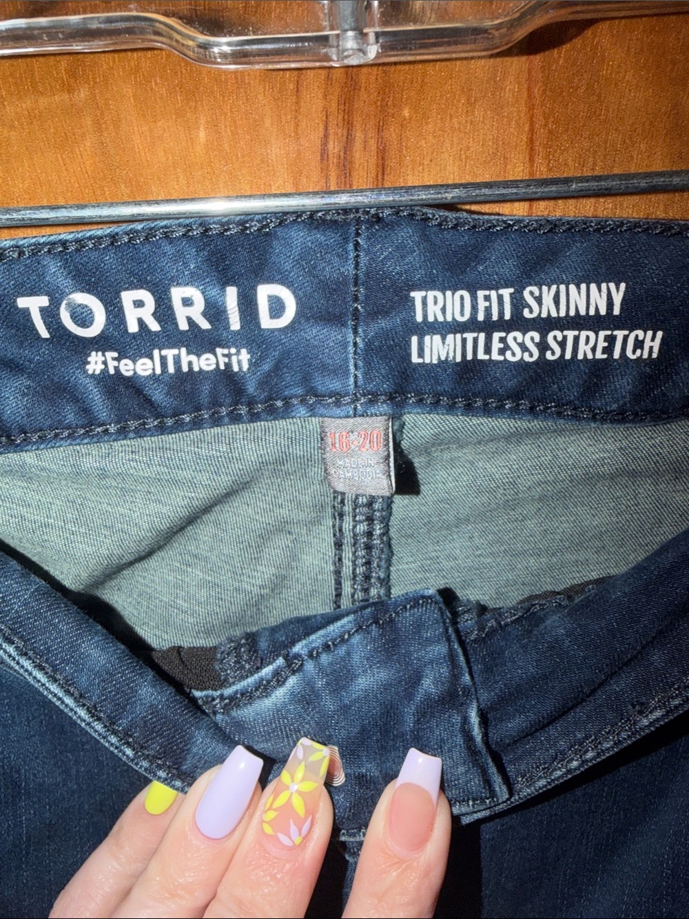 torrid Dark Navy Skinny Jeans - Stretch Denim - Picture 3 of 4